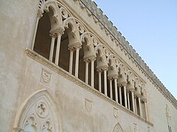 Logia del castillo en Sicilia