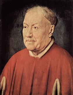 Niccolò Albergati pintado por Jan van Eyck