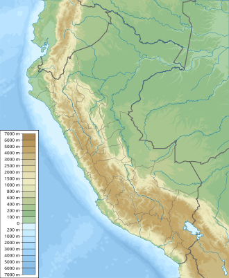 Mapa de ubicación del Contrahierbas en el Perú