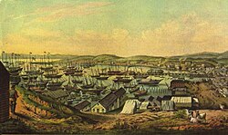 Bahía de San Francisco en abril de 1850.