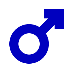 Representación esquemática e iconográfica relacionada con el varón
