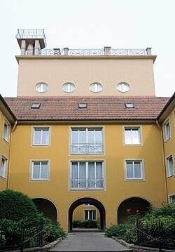 Hof Oberfrankfurt en Franziskanergasse
