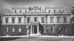 Fotografía antigua de la Palazzina Reale