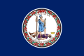 Bandera oficial de Virginia