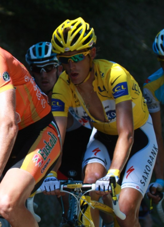 Ciclistas durante una etapa del Tour de Francia 2010
