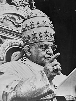 Retrato de Juan XXIII, responsable de la convocatoria del Concilio Vaticano II.