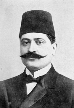 Retrato de Talat Bajá hacia 1916