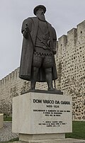 Estatua de Vasco da Gama en Sines