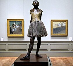 Pequeña bailarina de catorce años, fundida en bronce
