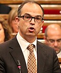 Joaquim Torra durante su investidura
