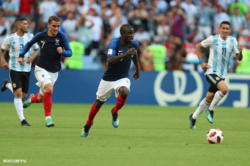 Encuentro entre Francia y Argentina en octavos de final