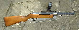 Un Bergmann MP-18 con cargador TM08 caracol