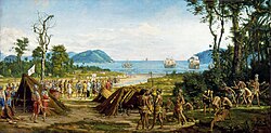 Pintura de la fundación de São Vicente