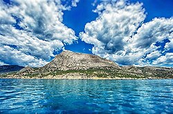 La bahía de Sudak en Crimea