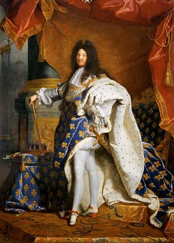 Retrato histórico de Luis XIV de Francia