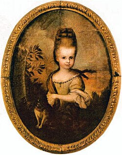 María Luisa cuando era niña