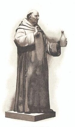 Retrato o representación de Dom Pérignon.