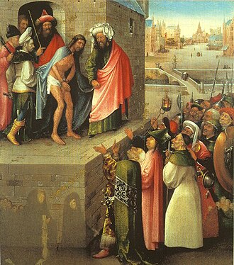 Pintura al óleo sobre tabla Ecce Homo del Bosco conservada en el Museo Städel