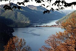 Vista del lago desde el norte