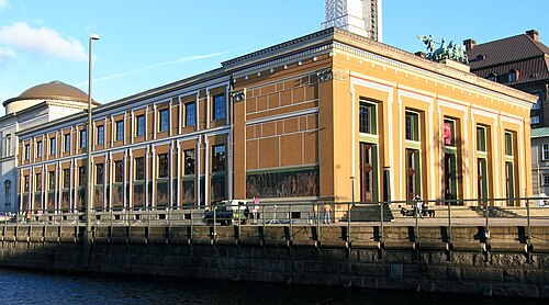Museo Thorvaldsen, diseñado por Michael Gottlieb Bindesbøll (1838-1848)