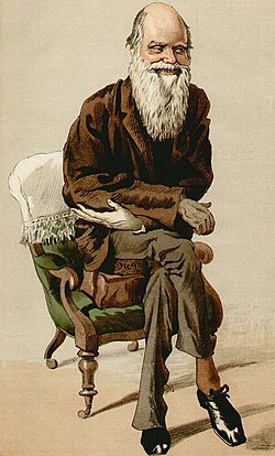 Caricatura de Darwin en la revista Vanity Fair