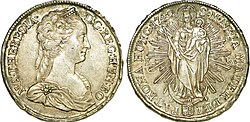 María Teresa de Austria en el año 1742
