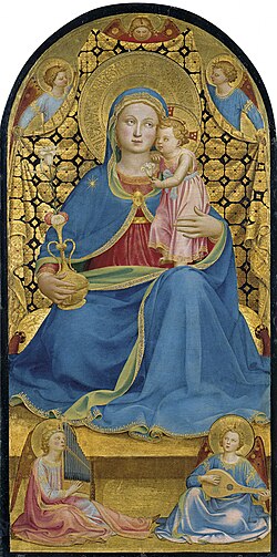 Virgen de la Humildad, cuadro de Fra Angelico