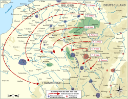 El Plan Schlieffen y la necesidad de pasar por Bélgica para rodear al ejército francés.