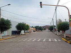 Calle típica de Puerto Deseado