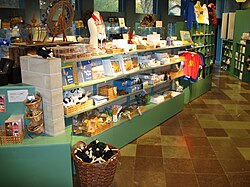 Góndola en la tienda del museo Vasa en Estocolmo