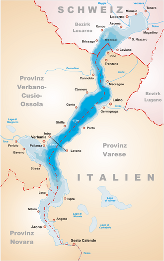 Representación geométrica o cartográfica del lago
