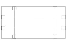 Marcado de mesa para los cuadros 47/2 y 47/1