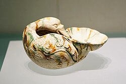 Copa tricolor de la dinastía Tang