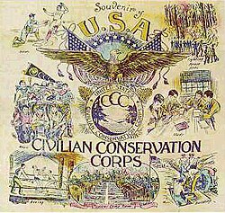 Logo del Civilian Conservation Corps