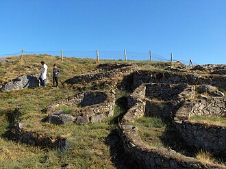Yacimiento arqueológico de Castromao situado en Celanova, Orense.