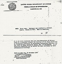 Memorándum del Departamento de Justicia