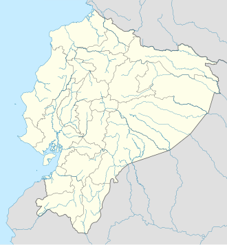 Mapa de localización de Piñas en Ecuador