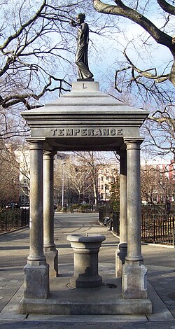 Fuentes de la templanza instaladas durante el periodo de prohibición.