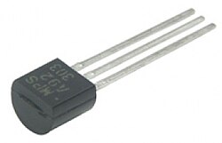 Transistor bipolar, componente muy usado en los sistemas analógicos.