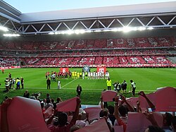 Panorámica del Stade Pierre-Mauroy durante un encuentro oficial
