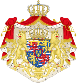 El escudo de armas grande del gran duque heredero