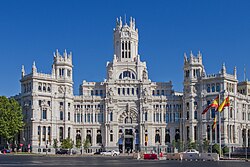 Palacio de Comunicaciones de Madrid, antigua sede de Correos
