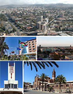 Vista general de Asmara