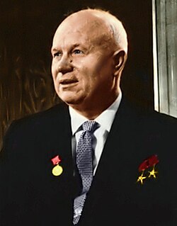 Retrato de Nikita Jrushchov