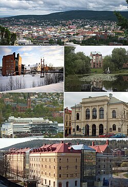 Mapa de ubicación de Sundsvall