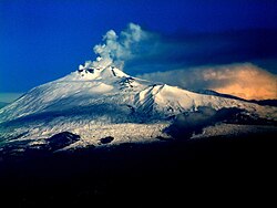 Monte Etna en erupción