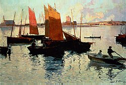 Rayons du soir, obra pictórica de Charles Cottet realizada en 1892.