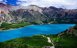 Reserva nacional Lago Jeinimeni en las cercanías de Chile Chico