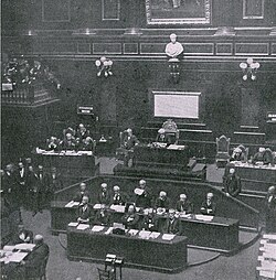Interior del Senado del Reino de Italia