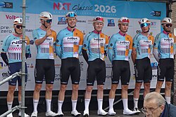 Ciclistas del equipo en competición